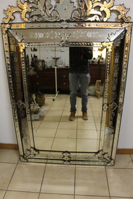 Large Antique Venetian Mirror For At Pamono Large Antique Venetian Mirror For