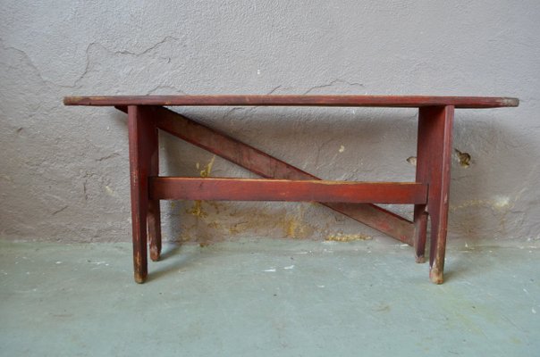 Antique Wooden Farm Bench For Sale At Pamono