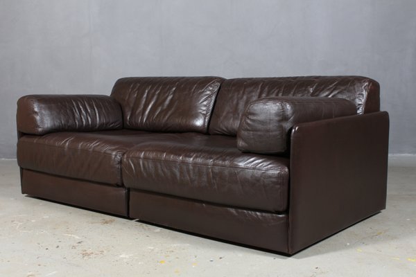 Model Ds76 Aniline Leather Sofa From De Sede 1970s For Sale At Pamono