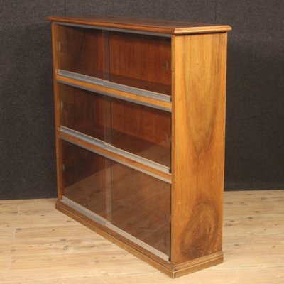 Italian Walnut Bookcases 1960s Set Of 2 For Sale At Pamono