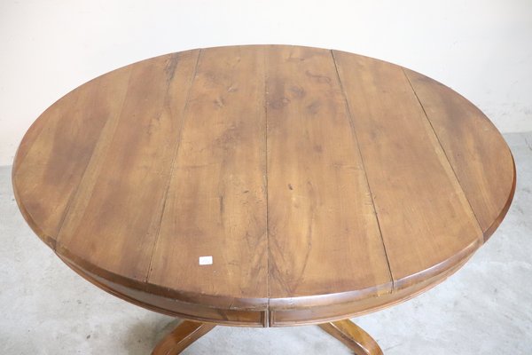 Antique Walnut Extendable Dining Table 1850s For Sale At Pamono