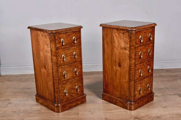 Antique Victorian Walnut Dressers Set Of 2 For Sale At Pamono