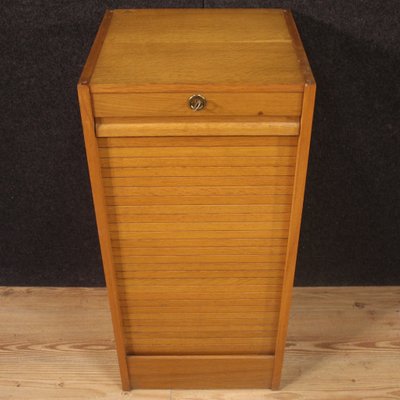 Vintage French Wooden Filing Cabinet 1970s For Sale At Pamono