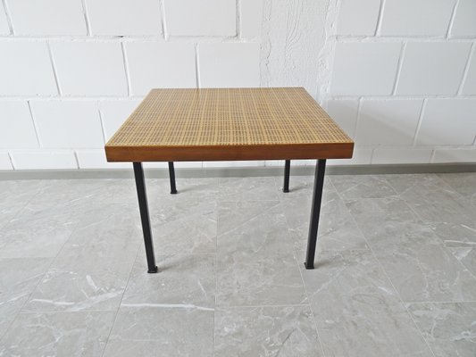 Woven Cane Coffee Table 1960s