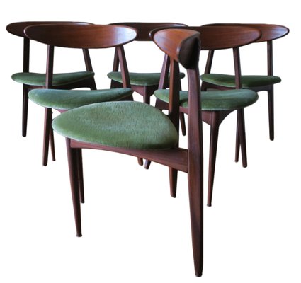 Danish Teak Dining Chairs 1960s Set Of 6 For At Pamono Danish Teak Dining Chairs 1960s Set