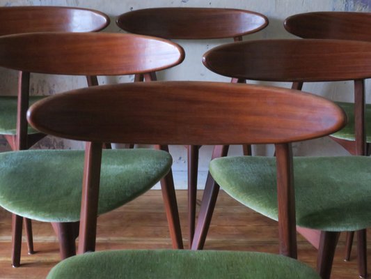 Danish Teak Dining Chairs 1960s Set Of 6 For At Pamono Danish Teak Dining Chairs 1960s Set