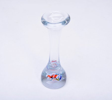 Glass Bone Series Vase By Per Lutken For Holmegaard 1980s For