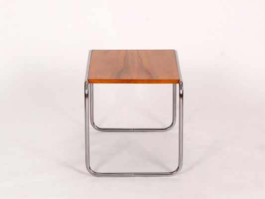 Chrome Wood And Walnut Coffee Table 1920s For Sale At Pamono