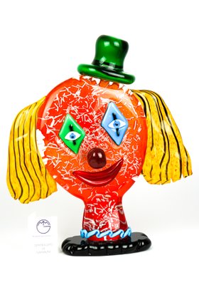 Scultura Pagliaccio Di Made Murano Glass 19 In Vendita Su Pamono