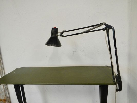 Mid Century Italian Extendable Model Longoni Brevetti Table Lamp