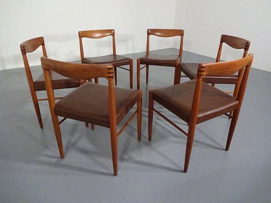 Danish Teak Dining Chairs By H W, Danish Teak Dining Chairs 1960s