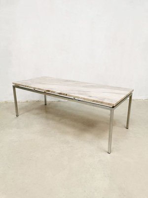 Vintage Marble Coffee Table By Gerard Van Den Berg For T Spectrum
