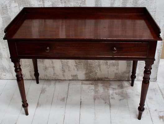 Antique Victorian Mahogany Desk For Sale At Pamono