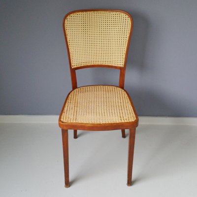 Antique Art Nouveau Rattan Dining Chair, Wooden And Rattan Dining Chairs
