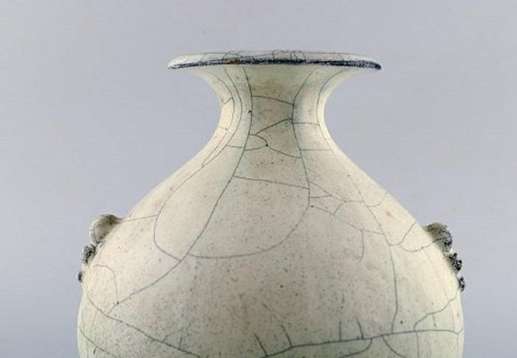 Glazed Stoneware Vase By Svend Hammershoi For Kahler 1930s For