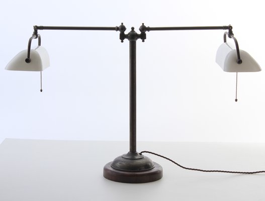 double table lamp