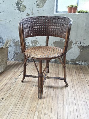 Antique Wicker Garden Chair For Sale At Pamono