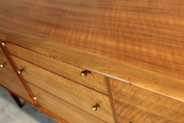 Vintage Walnut Sideboard By Alfred Cox For Heals 1960s For Sale