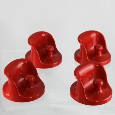 Modell 4702 rot 1 von 4 Design Olaf von Bohr Vintage Kartell Kleiderhaken