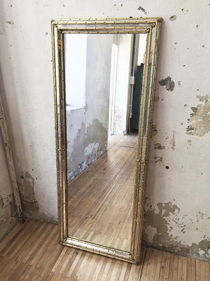 Large Bamboo Mirror 1950s For At Pamono Large Bamboo Mirror 1950s For At