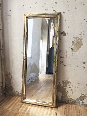 Large Bamboo Mirror 1950s For At Pamono Large Bamboo Mirror 1950s For At