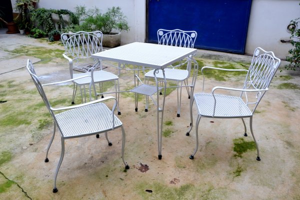 Garden Chairs And Table Set 1960s Of 5 For At Pamono Garden Chairs And Table Set 1960s