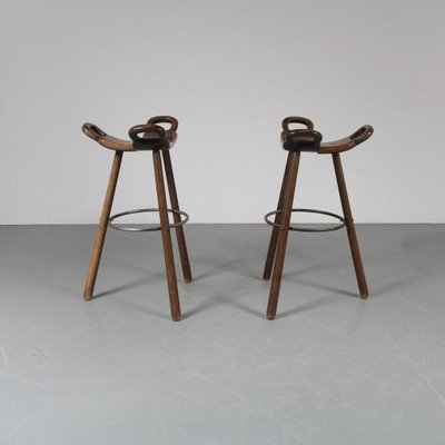 Spanish Marbella Bar Stool, 1970s Spanish Marbella Bar Stool, 1970s