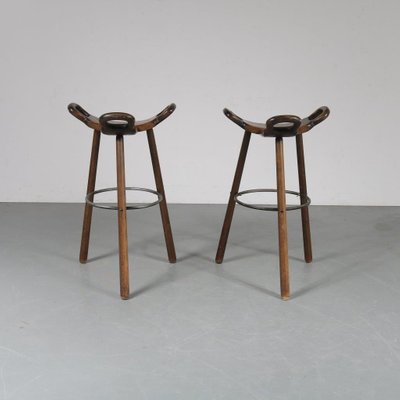 Spanish Marbella Bar Stool, 1970s Spanish Marbella Bar Stool, 1970s