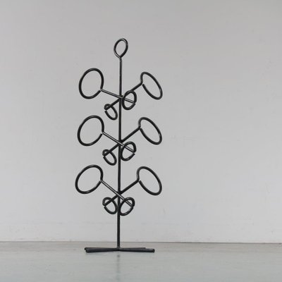 Vintage cast iron wine rack sale