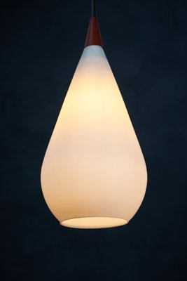 White teak pendant light deals