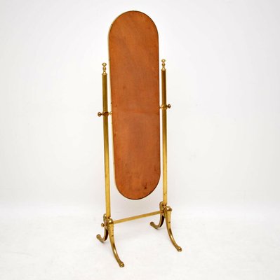 French Brass Cheval Mirror 1950s For At Pamono French Brass Cheval Mirror 1950s For