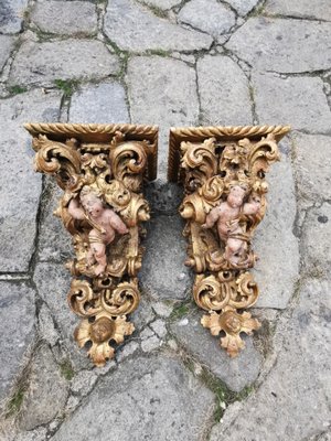 Antique Baroque Corbels Set Of 2 For Sale At Pamono