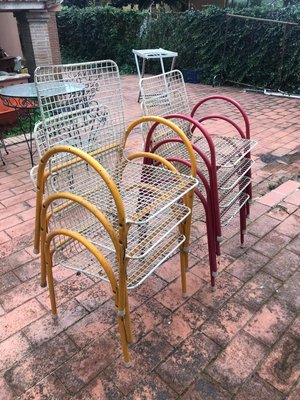 Garden Chairs by Emu for Emu 1970s Set of 7 for sale at Pamono