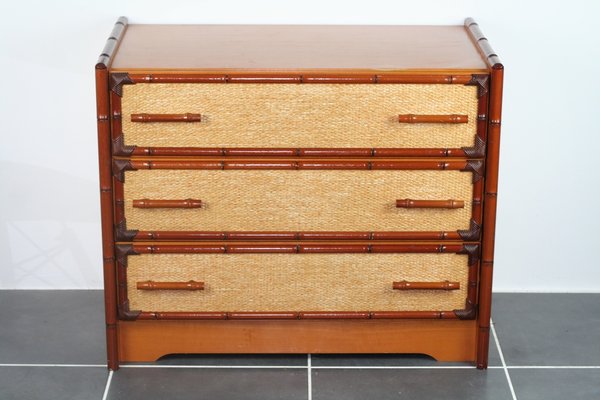 Bamboo Cane Dresser From Gami 1980s For Sale At Pamono
