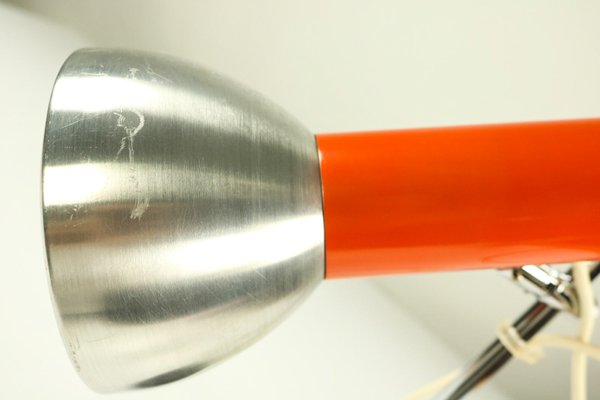 Doria Glass Lamp 70s Orange