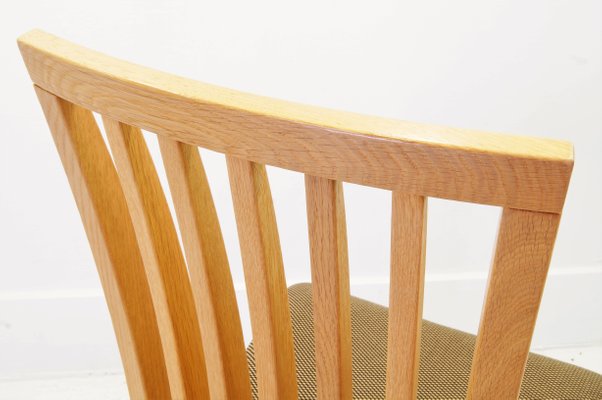 Danish Oak Dining Table Chairs Set From Skovby 1990s Set Of 5