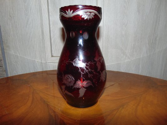 Frill aircraft Anemone fish Antique Vase from Egermann for sale at Pamono