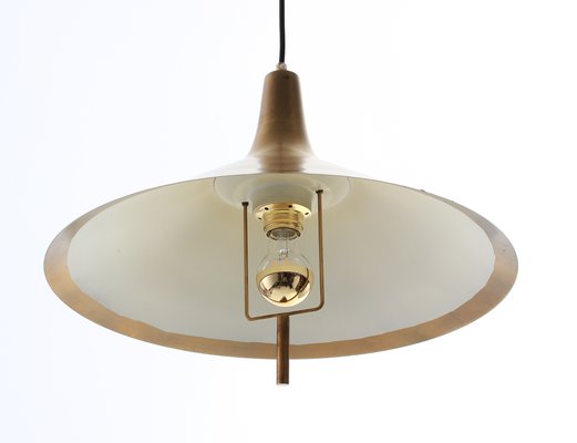Mid-Century Brass Pendant Lamp from 