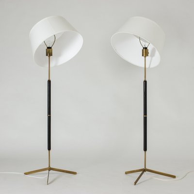 Floor Lamps From Bergboms 1960s Set Of 2 For At Pamono Floor Lamps From Bergboms 1960s Set, Palm Floor Lamp Cb2