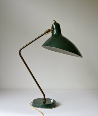 Dark Green Table Lamp By Lacroix Jean, Hunter Green Table Lamps
