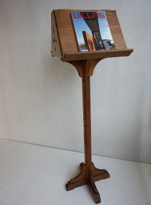 Antique Oak Lectern Book Stand For Sale At Pamono