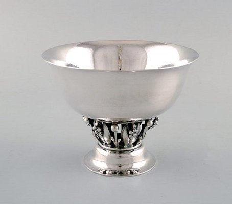 Antique Art Nouveau Style Sterling Silver Bowl By G Jensen For Sterling Silver Bowl By G Jensen