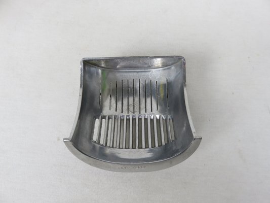 PRESSE-AGRUME en verre moulé et monture en argent