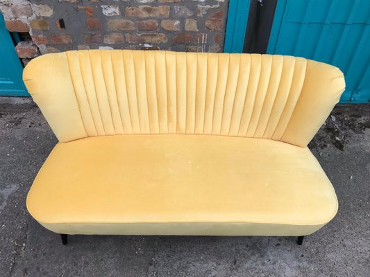 Yellow Club Sofa 1960s for sale at Pamono