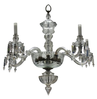 Antique Edwardian Cut Glass Chandelier For At Pamono Antique Edwardian Cut Glass Chandelier