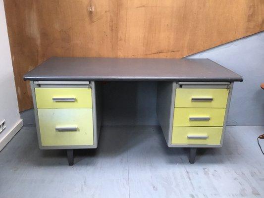 Industrieller Schreibtisch Von Andre Cordemeyer Fur Gispen 1960er Bei Pamono Kaufen