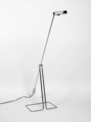Chromed Metal Omi L 705 Floor Lamp from Ikea, 1980s Chromed Metal Omi L 705 Floor Lamp from Ikea, 1980s