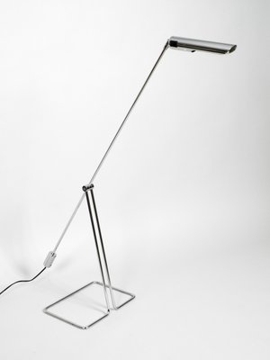 Chromed Metal Omi L 705 Floor Lamp from Ikea, 1980s Chromed Metal Omi L 705 Floor Lamp from Ikea, 1980s