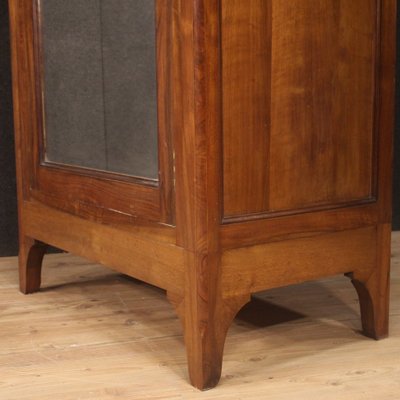 Italian Rosewood Walnut And Burl Inlaid Wardrobe 1950s For Sale