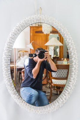 Austrian Backlit Wall Mirror 1950s For Sale At Pamono